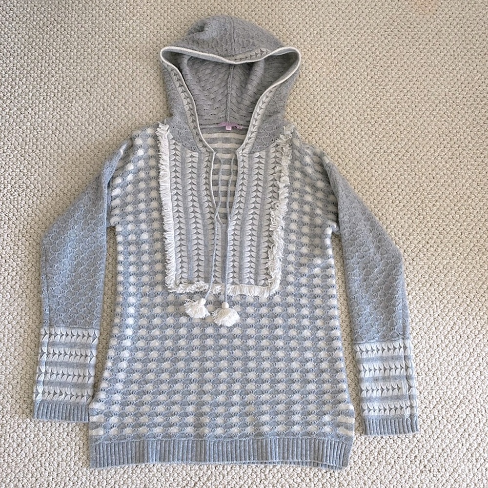 Calypso Icelandic Style 100% Cashmere Hooded Sweater